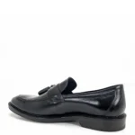 Ανδρικό loafer Damiani μαύρο λεπτομέρεια
