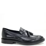 Ανδρικό loafer Damiani μαύρο εμπρόσθια όψη