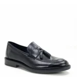 Ανδρικό loafer Damiani μαύρο πλάγια όψη