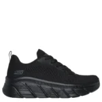 Γυναικεία sneakers Skechers 117385 BOBS Sport Μαύρα σε πλάγια όψη