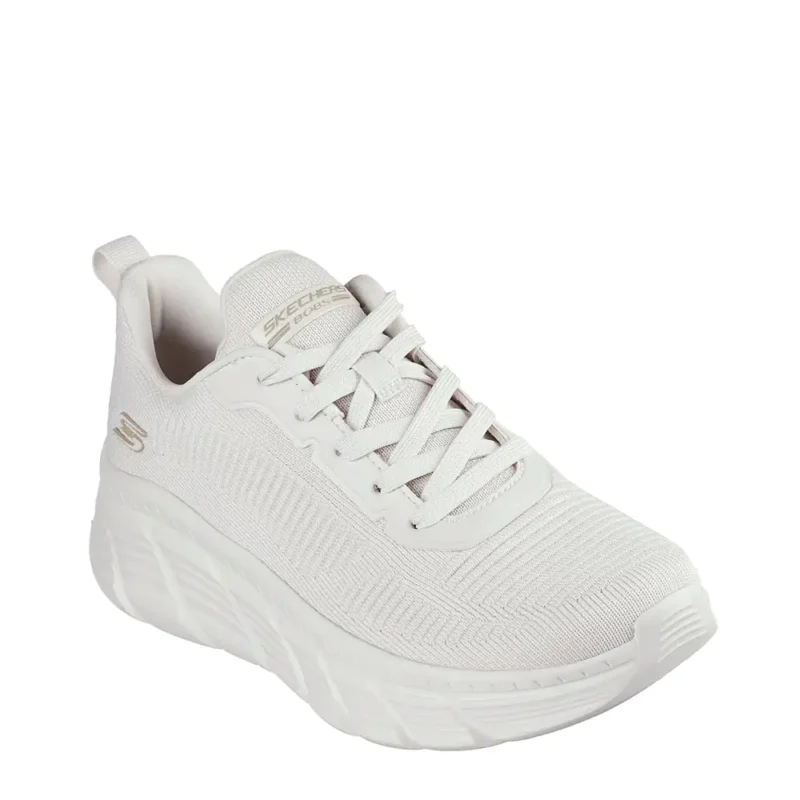 Γυναικεία sneakers Skechers 117385 BOBS Sport Λευκά — πλήρης όψη προφίλ