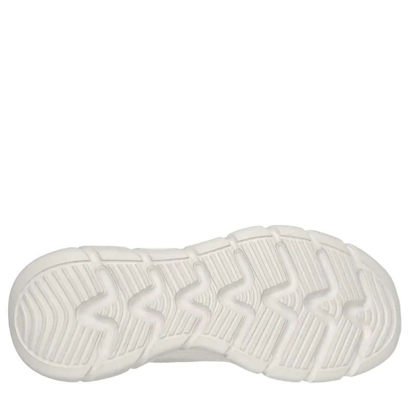 Εύκαμπτη σόλα γυναικείων sneakers Skechers 117385 BOBS Sport Λευκά