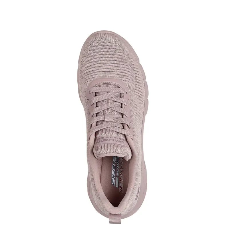 Γυναικεία sneakers Skechers 117385 BOBS Sport Ροζ όπως φοριούνται, άνωθεν όψη
