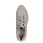 Γυναικεία sneakers Skechers Bobs 117560 Μπεζ όπως φοριούνται, άνωθεν όψη