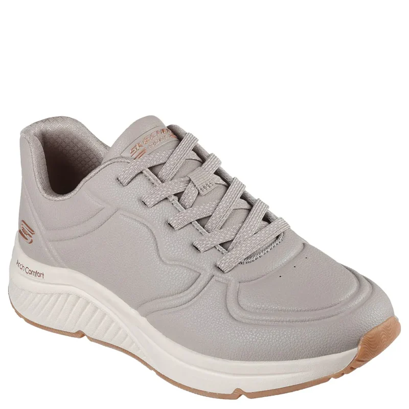 Γυναικεία sneakers Skechers Bobs 117560 Μπεζ — πλήρης όψη προφίλ