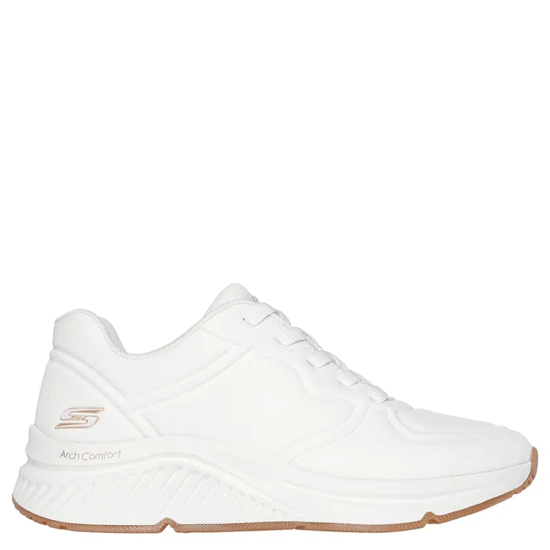 Γυναικεία sneakers Skechers Bobs 117560 Λευκά σε πλάγια όψη