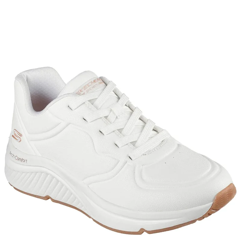 Γυναικεία sneakers Skechers Bobs 117560 Λευκά — πλήρης όψη προφίλ