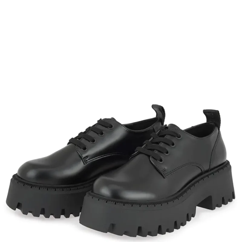 Λεπτομέρεια λείου συνθετικού γυναικείων oxfords Renato Garini X103R236349J