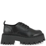 Γυναικεία oxfords Renato Garini X103R236349J Μαύρο Φλωρεντίκ σε πλάγια όψη