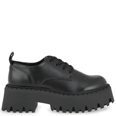 Γυναικεία oxfords Renato Garini X103R236349J Μαύρο Φλωρεντίκ σε πλάγια όψη