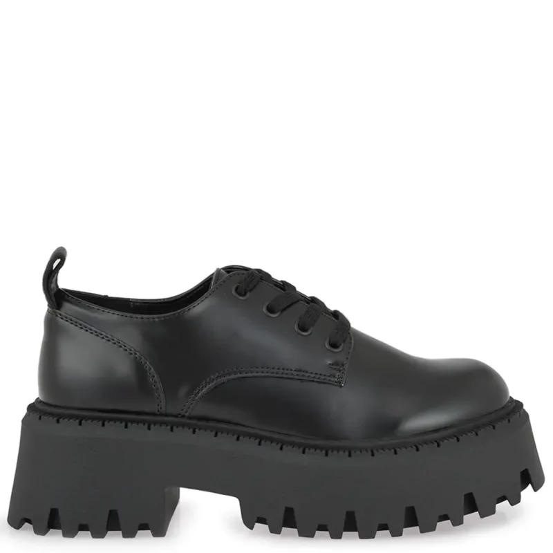 gynaikeia-oxfords-renato-garini-X103R236349J-mayro-florentik-plai Γυναικεία oxfords Renato Garini X103R236349J Μαύρο Φλωρεντίκ σε πλάγια όψη