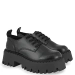Γυναικεία oxfords Renato Garini X103R236349J Μαύρο Φλωρεντίκ — πλήρης όψη ζευγαριού