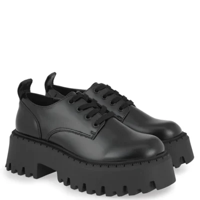 Γυναικεία oxfords Renato Garini X103R236349J Μαύρο Φλωρεντίκ — πλήρης όψη ζευγαριού
