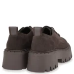 Γυναικεία oxfords Renato Garini X103R2363504 Καφέ Καστόρι — πίσω όψη