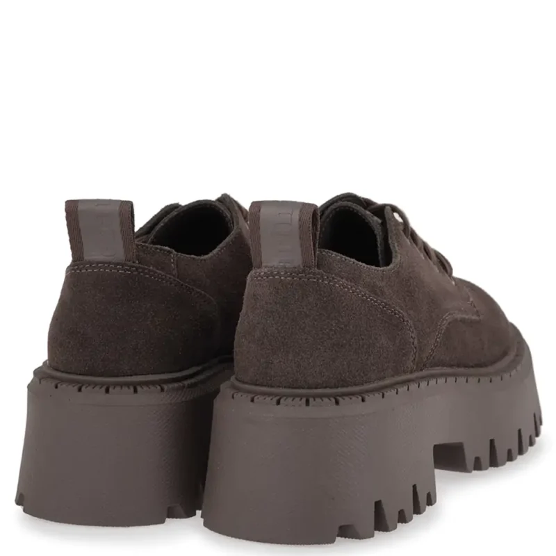 Γυναικεία oxfords Renato Garini X103R2363504 Καφέ Καστόρι — πίσω όψη