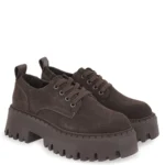 Γυναικεία oxfords Renato Garini X103R2363504 Καφέ Καστόρι — πλήρης όψη ζευγαριού