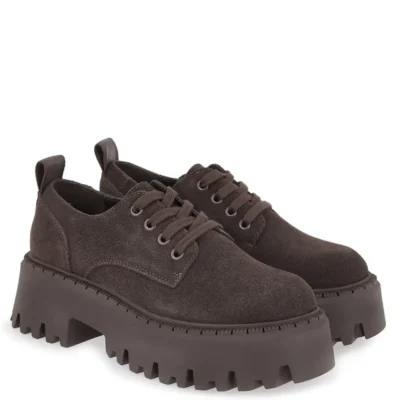 Γυναικεία oxfords Renato Garini X103R2363504 Καφέ Καστόρι — πλήρης όψη ζευγαριού