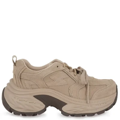 Γυναικεία sneakers Renato Garini X103R6714547 Πούρο Καστόρι σε πλάγια όψη