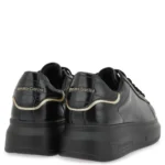 Γυναικεία sneakers Renato Garini X119R0582G73 Μαύρο Σπαστό Καστόρι — πίσω όψη
