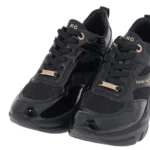 Λεπτομέρεια βερνί σπαστό γυναικείων sneakers Renato Garini X119R164429Z