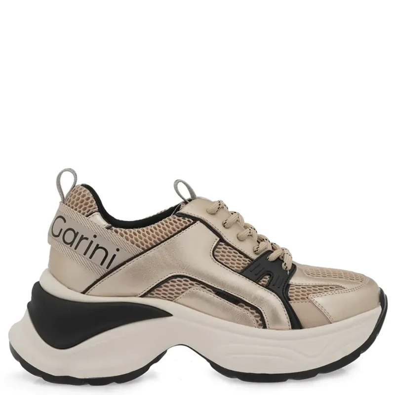 gynaikeia-sneakers-renato-garini-X119R2453L46-platina-plai Γυναικεία sneakers Renato Garini X119R2453L46 Πλατίνα σε πλάγια όψη