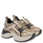 Γυναικεία sneakers Renato Garini X119R2453L46 Πλατίνα — πλήρης όψη ζευγαριού