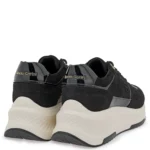 Γυναικεία sneakers Renato Garini X119R3543004 Μαύρο Καστόρι — πίσω όψη