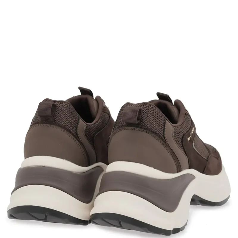 Γυναικεία sneakers Renato Garini X119R7103501 Καφέ — πίσω όψη