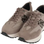 Λεπτομέρεια λεοπάρ υφάσματος γυναικείων sneakers Renato Garini X119R807348T