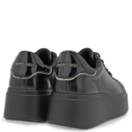 Γυναικεία sneakers Renato Garini X119R8853AW5 Μαύρο Σπαστό Βερνί — πίσω όψη