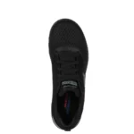 Γυναικεία sneakers Skechers 12606 Bountiful Μαύρα όπως φοριούνται, άνωθεν όψη
