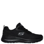 Γυναικεία sneakers Skechers 12606 Bountiful μαύρα σε πλάγια όψη