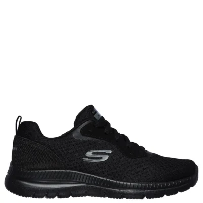Γυναικεία sneakers Skechers 12606 Bountiful μαύρα σε πλάγια όψη