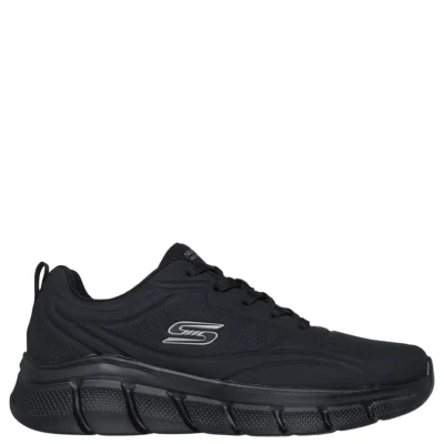 Ανδρικά sneakers Skechers 118110 BBK Μαύρο σε πλάγια όψη