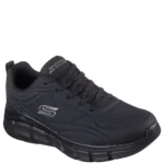 Ανδρικά sneakers Skechers 118110 BBK Μαύρο — διαγώνια όψη
