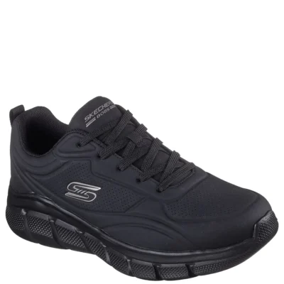 Ανδρικά sneakers Skechers 118110 BBK Μαύρο — διαγώνια όψη