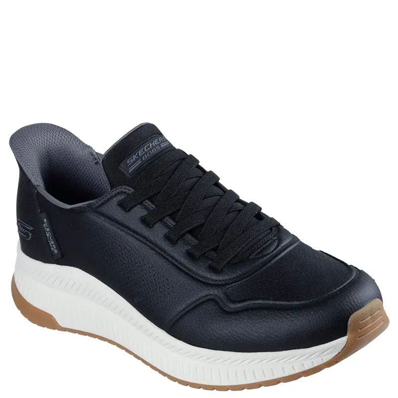 Ανδρικά sneakers Skechers 118424 BLK Μαύρο — διαγώνια όψη