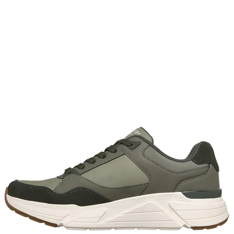Ανδρικά sneakers Skechers 183430 OLV Λαδί — εσωτερική πλάγια όψη