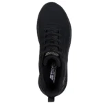 Γυναικεία sneakers Skechers 117485 BBK Μαύρο όπως φοριούνται, επάνω όψη