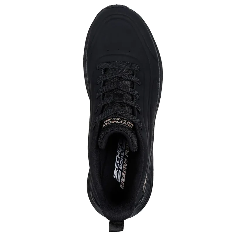 Γυναικεία sneakers Skechers 117485 BBK Μαύρο όπως φοριούνται, επάνω όψη