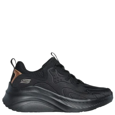 Γυναικεία sneakers Skechers 117513 BBK Μαύρο σε πλάγια όψη