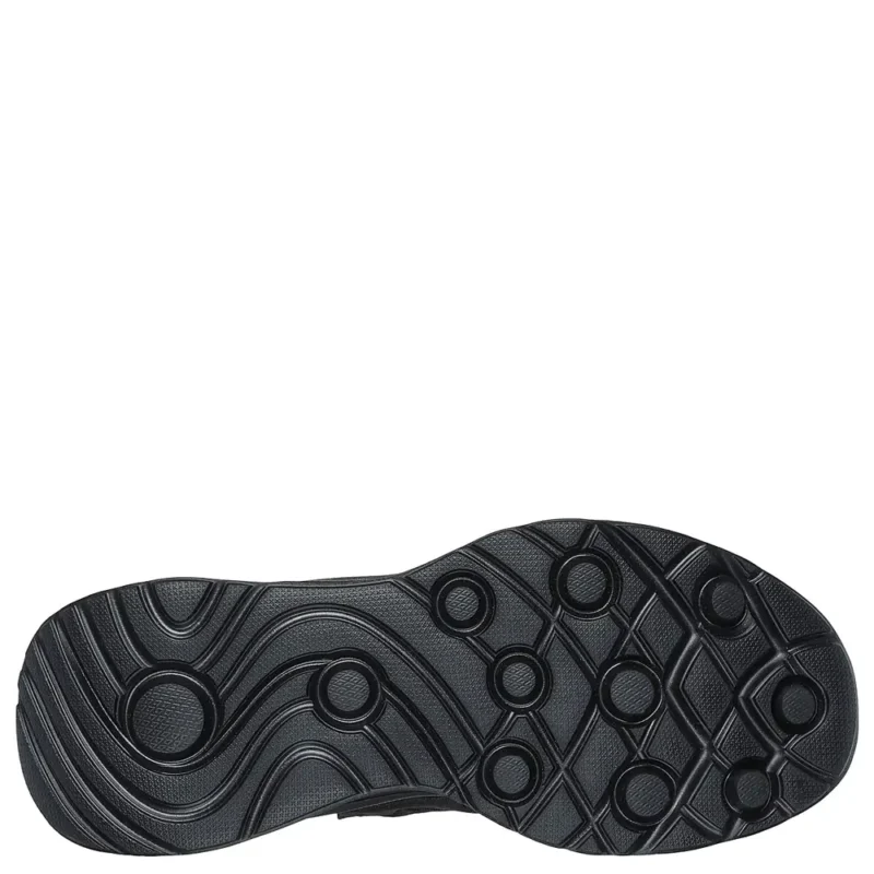 Wedge σόλα γυναικείων sneakers Skechers 117513 BBK Μαύρο