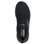 Γυναικεία sneakers Skechers 150047 BBK Μαύρο όπως φοριούνται, επάνω όψη