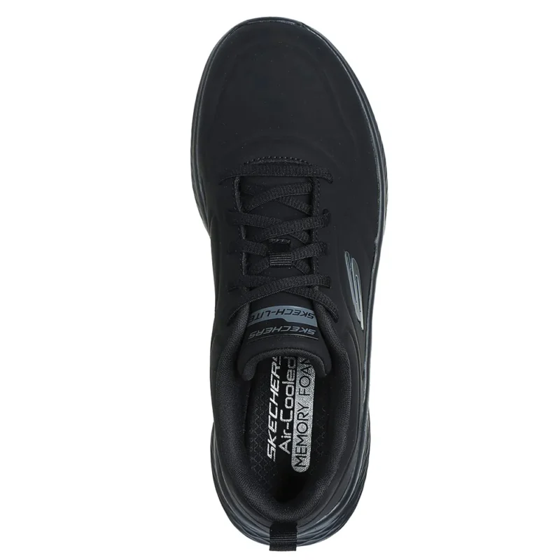 Γυναικεία sneakers Skechers 150047 BBK Μαύρο όπως φοριούνται, επάνω όψη