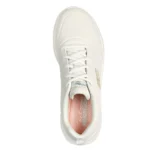 Γυναικεία sneakers Skechers 150047 OFWT Off White όπως φοριούνται, επάνω όψη