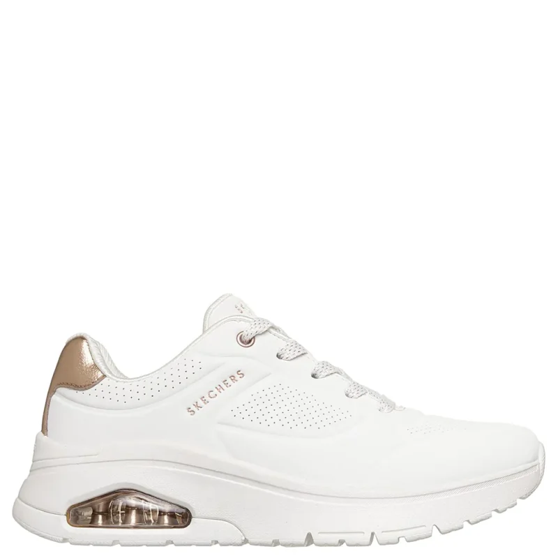 Γυναικεία sneakers Skechers 177799 Uno Flex Λευκό Wht σε πλάγια όψη