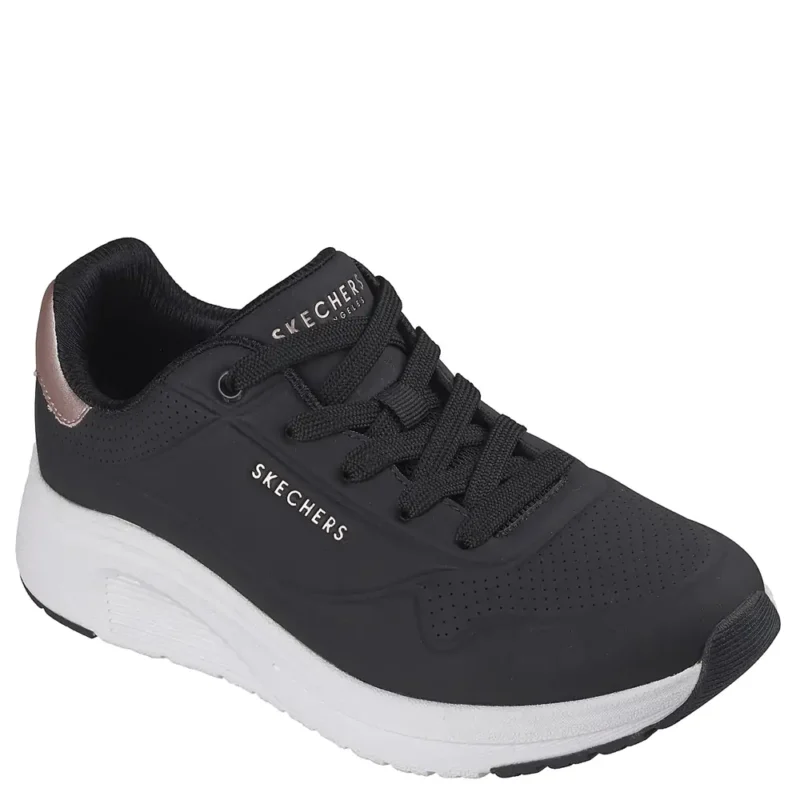Γυναικεία sneakers Skechers 190265 BLK Μαύρο — διαγώνια όψη
