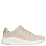 Γυναικεία sneakers Skechers 190265 NAT Μπεζ σε πλάγια όψη