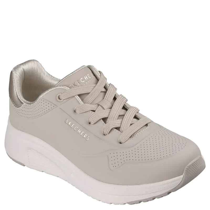 Γυναικεία sneakers Skechers 190265 NAT Μπεζ — διαγώνια όψη