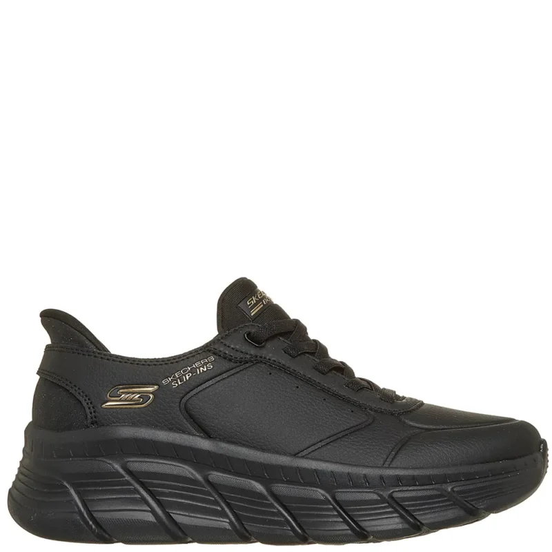Γυναικεία sneakers Skechers 117394 BBK Μαύρο σε πλάγια όψη